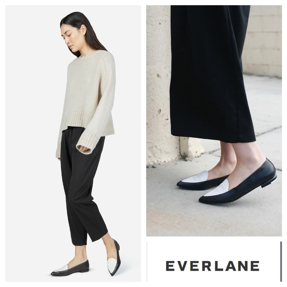 Everlane The Modern Point Size 10 in black white
